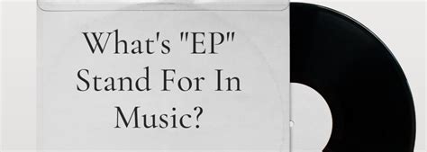 what is ep music